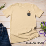 Monkey In Pocket Funny Animal Lover Gift T-Shirt