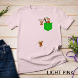 Monkey Lover Shirt Cute Monkey Pocket Shirt for Kids Monkey T-Shirt