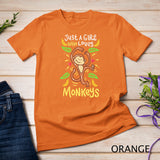 Monkey T-Shirt Zoo Animal Primate Tee Zookeeper Funny Gift