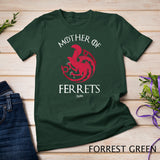 Mother Of Ferrets Graphic Ferret Face Funny Ferret Mom Shirt