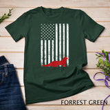 National Ferret Day Retro Vintage USA Flag 4th July T-Shirt