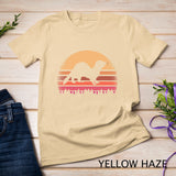 National Ferret Day Vintage Retro 70's & 80's Sunset T-Shirt
