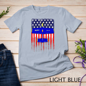 Nobler Control Line RC Airplane 4th of July USA T-Shirt