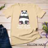 Panda Costume This Is My Human Costume I'm Really A Panda T-Shirt