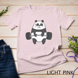 Panda Weightlifting Fitness Panda Gym Funny Panda T-Shirt
