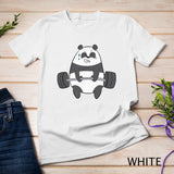 Panda Weightlifting Fitness Panda Gym Funny Panda T-Shirt