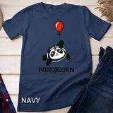 Pandicorn Funny Panda Bear With Balloon T-Shirt