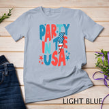 Party In The USA 4th Of July Love American Flag Patriotic T-Shirt