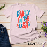 Party In The USA 4th Of July Love American Flag Patriotic T-Shirt