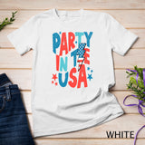 Party In The USA 4th Of July Love American Flag Patriotic T-Shirt