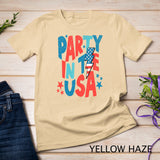 Party In The USA 4th Of July Love American Flag Patriotic T-Shirt