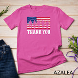 Patriotic American Flag Thank You Men Women Girls Boys Kids T-Shirt