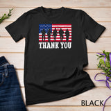 Patriotic American Flag Thank You Men Women Girls Boys Kids T-Shirt