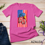 Patriotic Bald Eagle Shirt Men 4th Of July American Flag USA T-Shirt