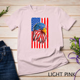 Patriotic Bald Eagle Shirt Men 4th Of July American Flag USA T-Shirt