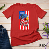 Patriotic Bald Eagle Shirt Men 4th Of July American Flag USA T-Shirt