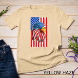 Patriotic Bald Eagle Shirt Men 4th Of July American Flag USA T-Shirt