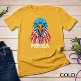 Patriotic Eagle T-Shirt 4th of July USA American Flag Tshirt