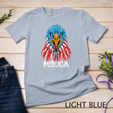 Patriotic Eagle T-Shirt 4th of July USA American Flag Tshirt