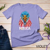 Patriotic Eagle T-Shirt 4th of July USA American Flag Tshirt