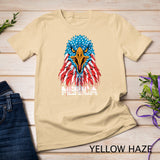 Patriotic Eagle T-Shirt 4th of July USA American Flag Tshirt