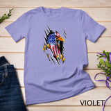 Patriotic Eagle T-Shirt 4th of July USA American Flag Tshirt 2