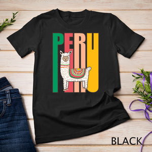 Peru Alpaca graphic - Peruvian Llama T-Shirt