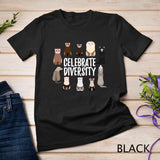 Pet Gifts for Ferret Lovers Celebrate Diversity Funny Ferret T-shirt