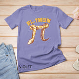 Pi-thon Pi Ball Python Boa Pet Snake Animal Reptile Math T-Shirt