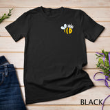 Queen B Queen Bee Bumble Bee Wearing a Crown T-Shirt