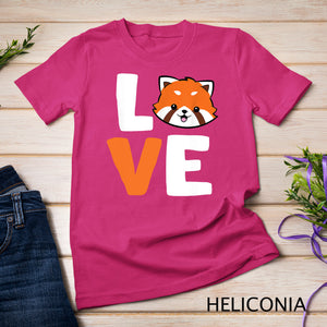 Red Panda Love Animal Red Panda Lover T-Shirt