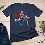 Red White and Rawr USA Patriotic 4th Of July Dinosaur T-Shirt