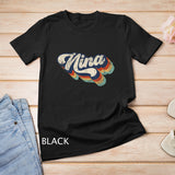 Retro Cute Nina for Grandma Best Nina Ever Mother's Day T-Shirt