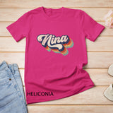 Retro Cute Nina for Grandma Best Nina Ever Mother's Day T-Shirt