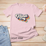 Retro Cute Nina for Grandma Best Nina Ever Mother's Day T-Shirt