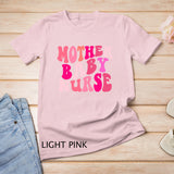 Retro Groovy Mother Baby Nurse Squad Happy Valentines Day T-Shirt