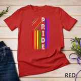 Retro Pride Month 4th Of July Rainbow USA Flag LGBTQ T-Shirt