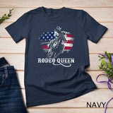 Rodeo Queen - Patriotic Horse Riding - Riding Gifts Premium T-Shirt