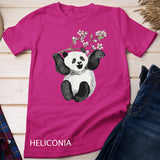 Sakura Cherry Tree Panda Bear Japanese Blossom Flower Tree T-Shirt