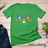 See Hear Speak No Evil Wise Frogs Funny Tree Frog Design T-Shirt