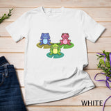 See Hear Speak No Evil Wise Frogs Funny Tree Frog Design T-Shirt