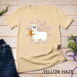 Sloth Riding Llama Shirt Fun Alpaca New Years Gift Idea T-Shirt