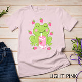 Strawberry Milk Frog Japanese Kawaii T-Shirt