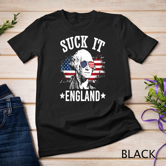 Suck It England Shirt Funny 4th of July George Washington Tank Top T-Shirt