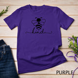 Teaching Inspiration Gift for Teacher Teens Friend Bee Kind T-Shirt