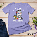 Teddy Boozedevelt Theodore Roosevelt 4th of July Drinking T-Shirt