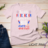 This Little Firecracker is going to be Big Sister 4th July T-Shirt