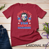 Time To Get Star Spangled Hammered 4th Of July Men Lincoln T-Shirt