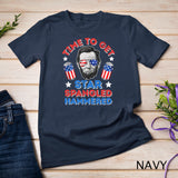 Time To Get Star Spangled Hammered 4th Of July Men Lincoln T-Shirt