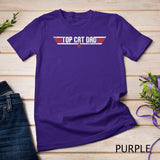 Top Cat Dad Funny Vintage 80's Gift Cat Father Father's Day T-Shirt